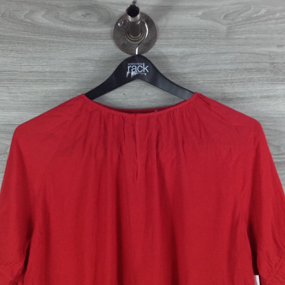 Madewell Notched Ruffle Cuff Top - Picture 4 of 7